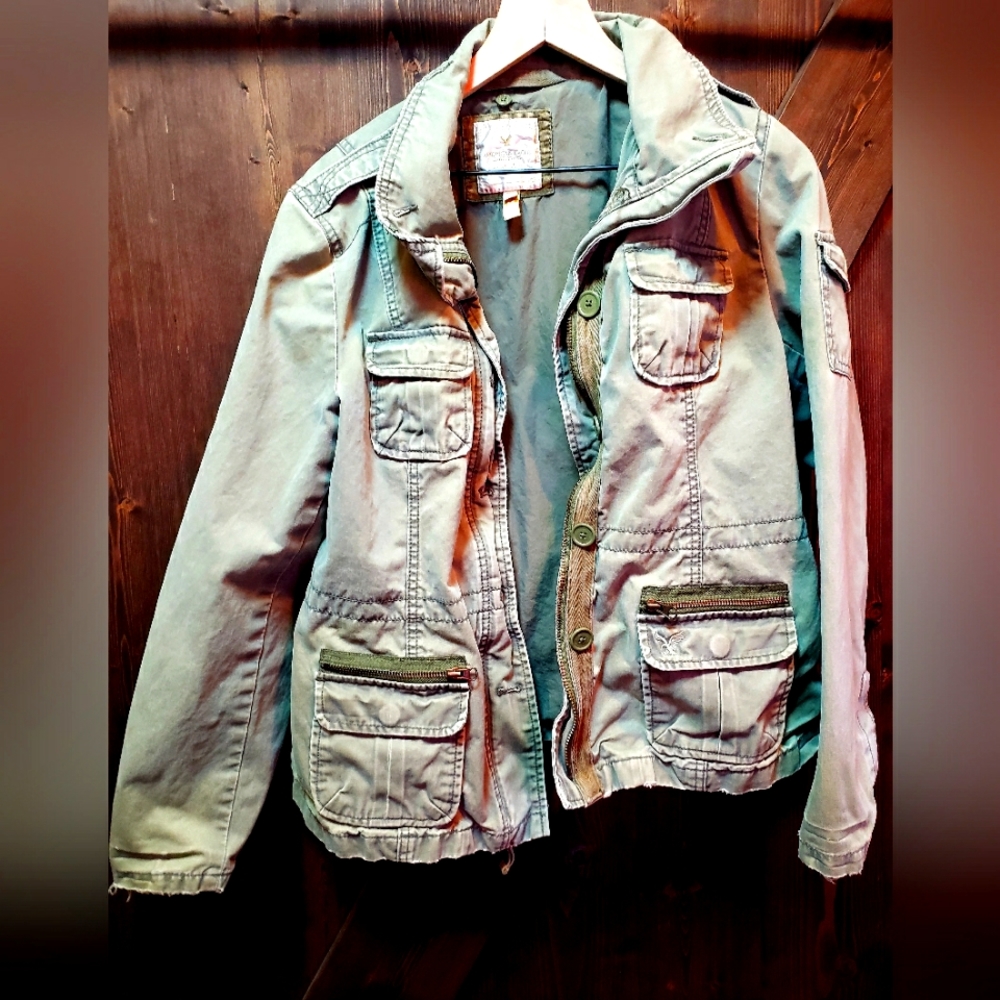 Army green jacket